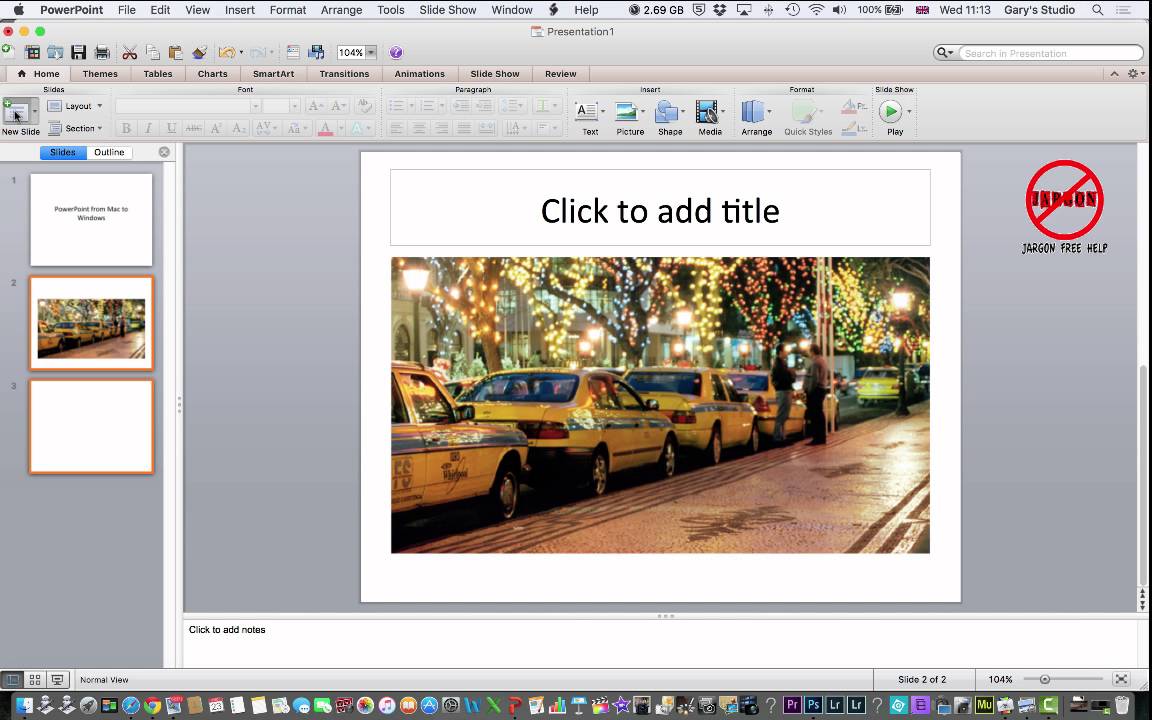 build a mac app for powerpoints